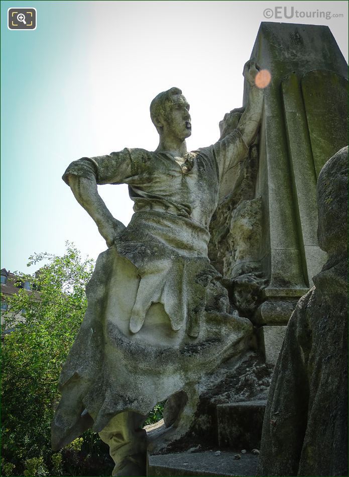 LHS statue on Ludovic Trarieux monument