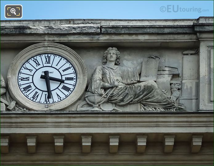 RHS female allegorical statues Gare Denfert-Rochereau facade