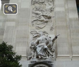 Grand Palais and La Musique statue