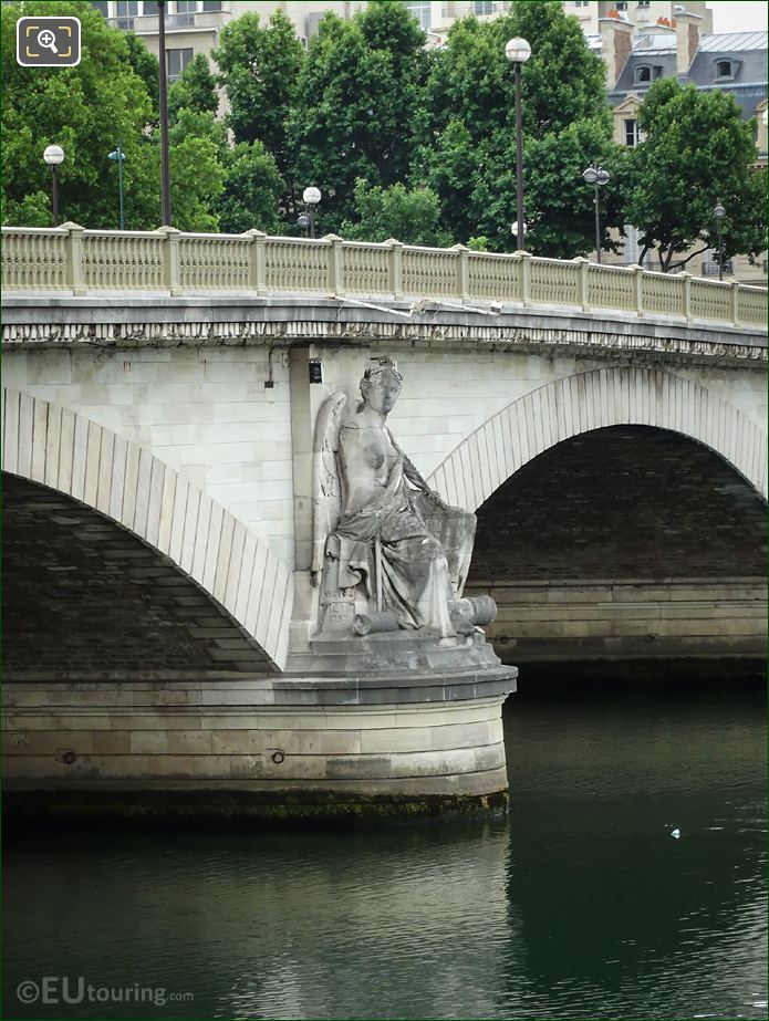 1853 Land Victory statue on Pont des Invalides