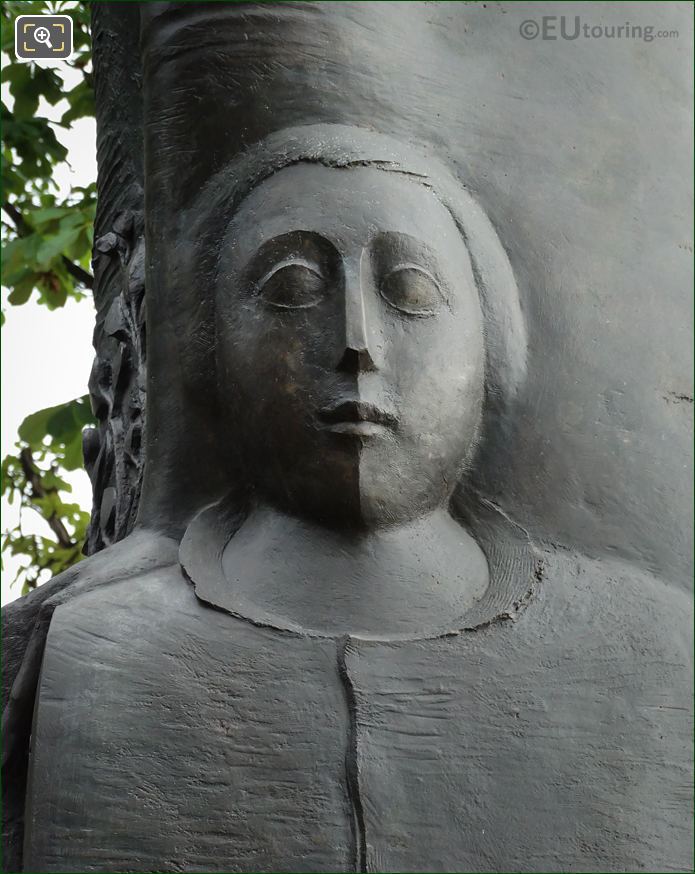 Young child sculpture on Monument to Komitas