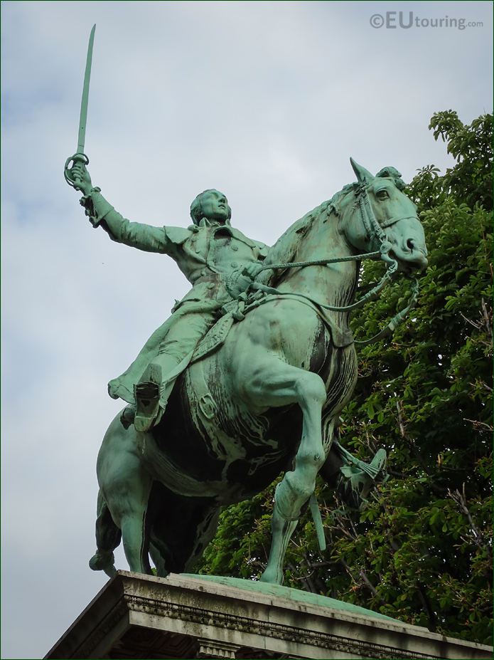 Equestrian statue Lafayette by Paul W Bartlett
