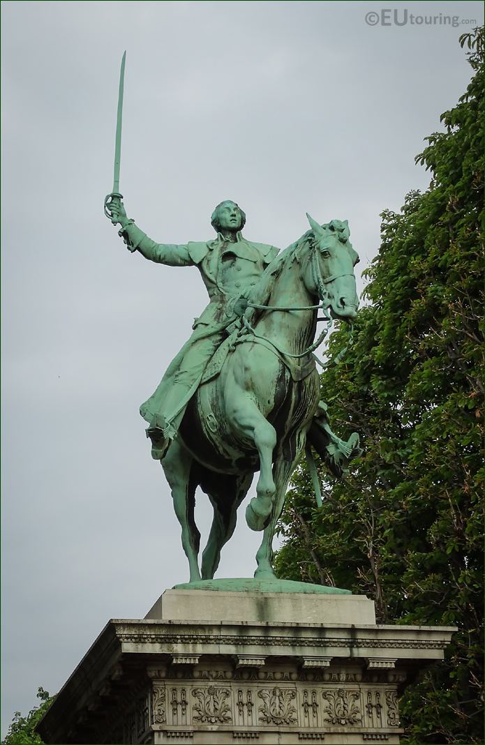 Equestrian statue Lafayette Paris