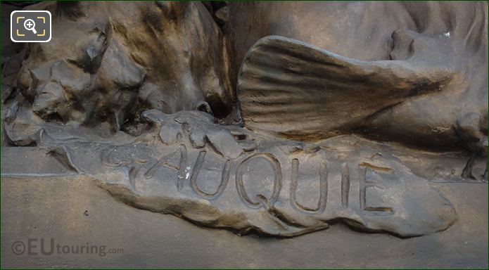 Gauquie inscription NE Les Amours Candelabra