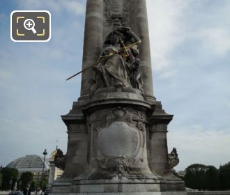 France de la Renaissance statue NE column