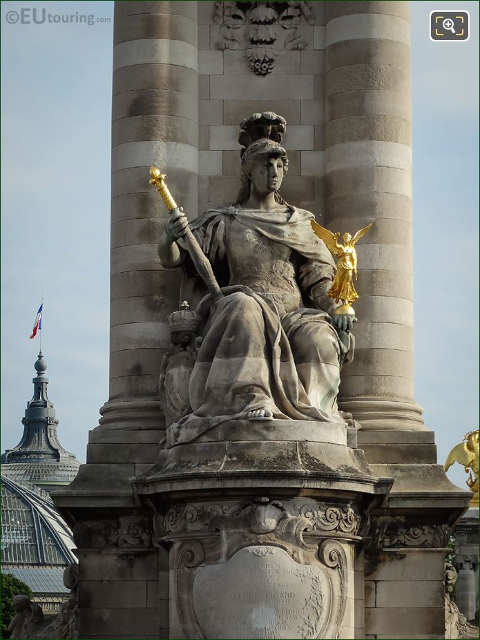 France de Louis XIV statue by Laurent Marqueste