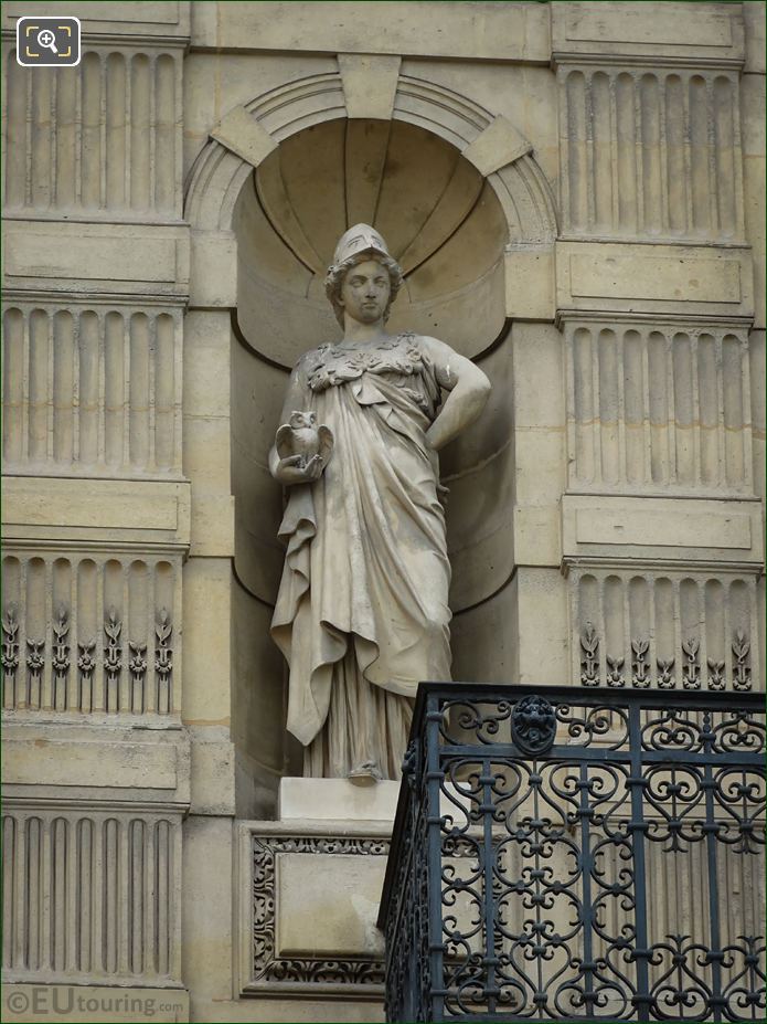Roman Goddess of Wisdom statue Minerve