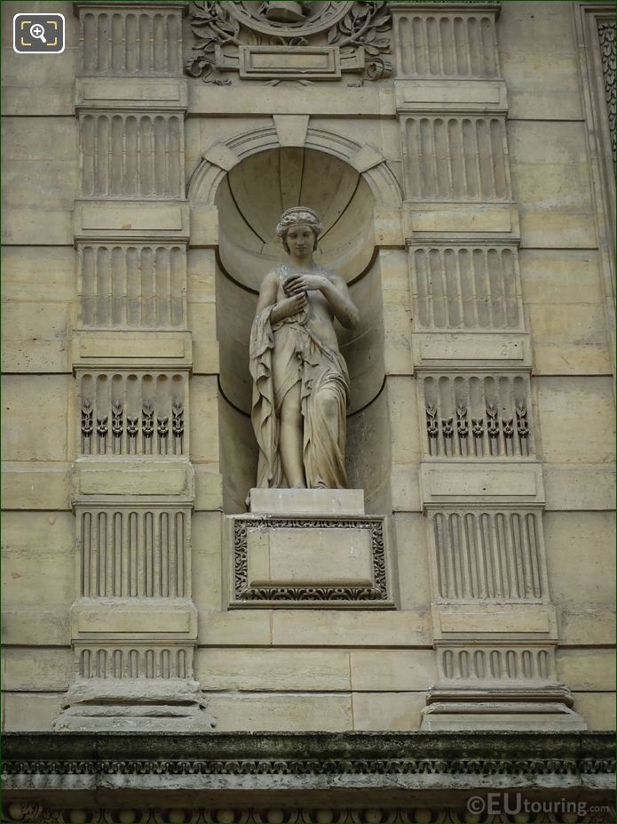 Pandore statue on Aile De Flore