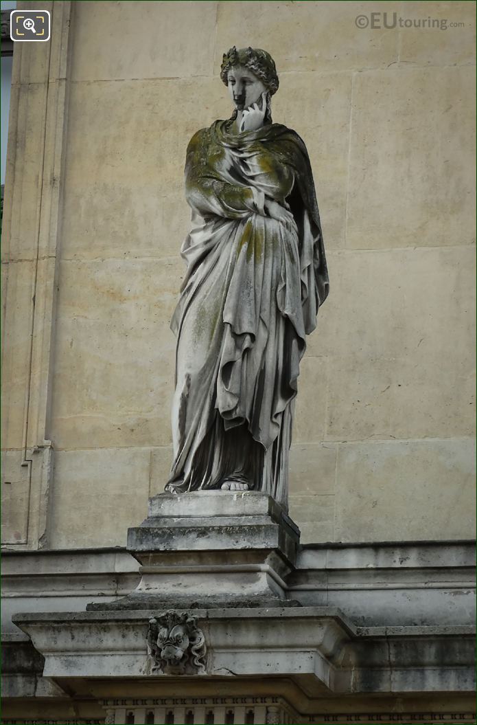 La Pensee statue at Pavillon des Etats