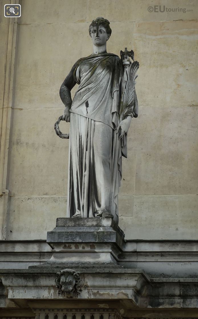 1868 La Victoire statue by Gustave Crauk in Paris
