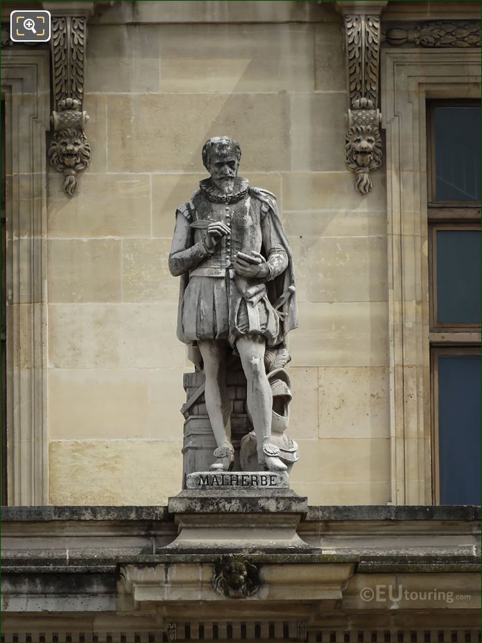 Francois de Malherbe statue on Aile Turgot