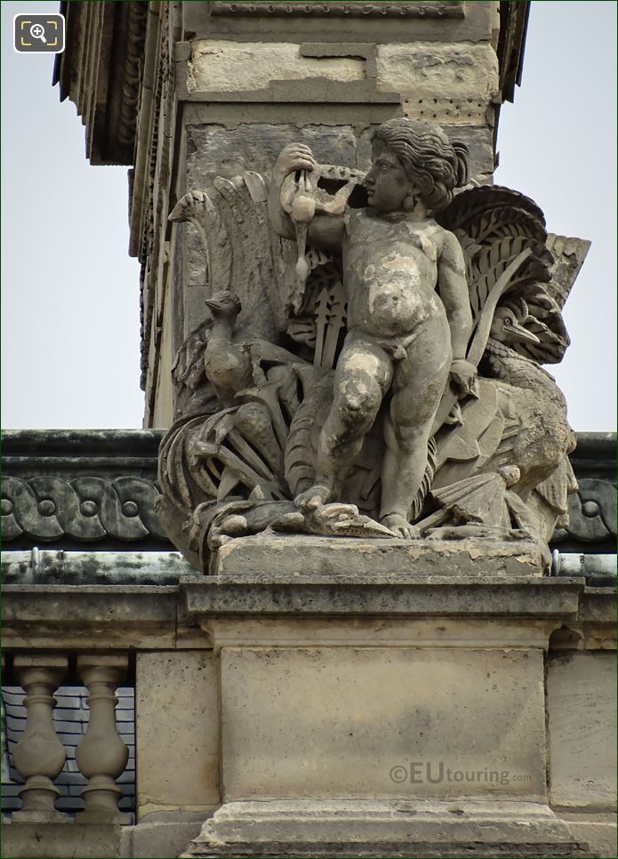 l'Oceanie statue Aile Turgot Musee du Louvre