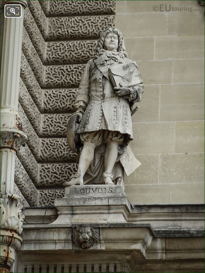 Marquis de Louvois statue by Aime Millet