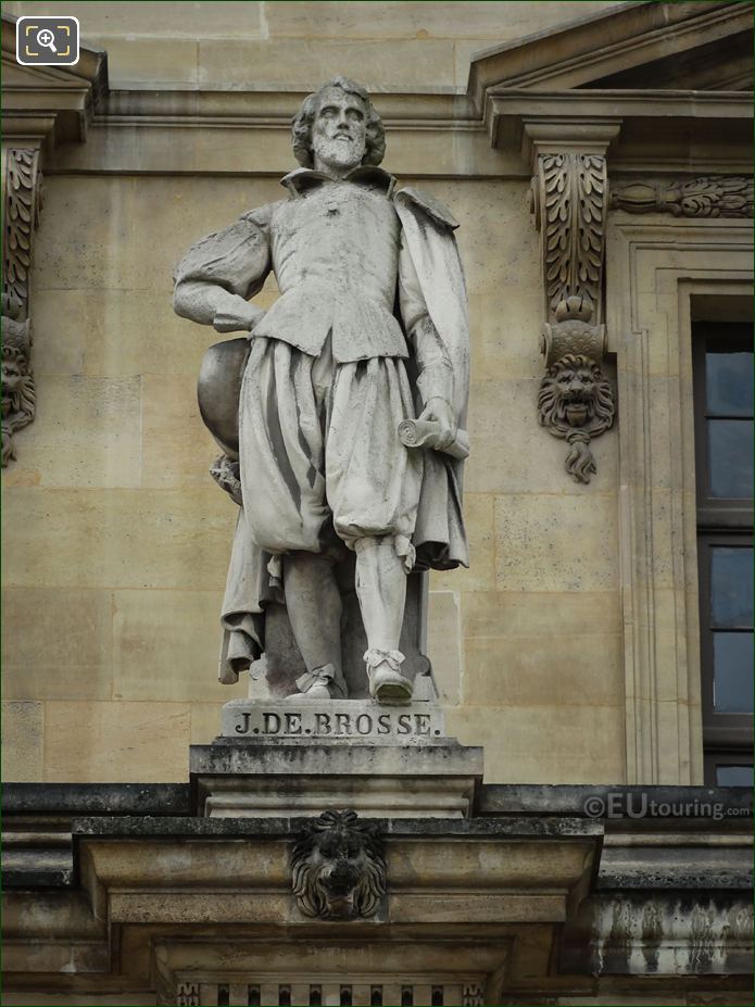 Jean de Brosse statue by Auguste Ottin
