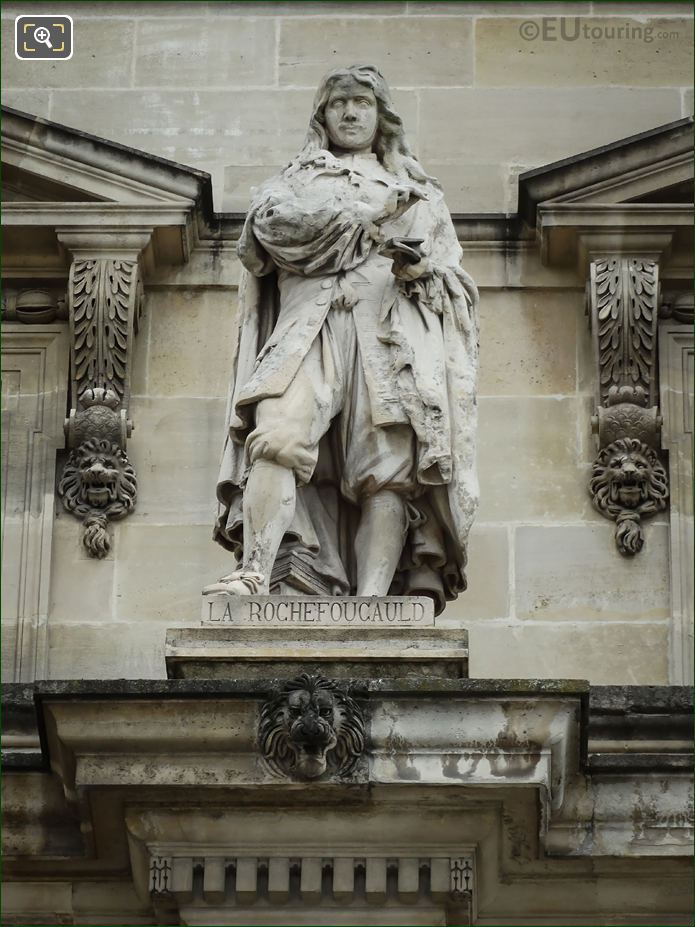 La Rochefoucauld statue by Noel Girard