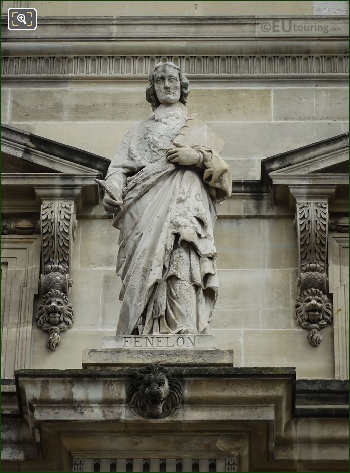 Francois Fenelon statue by Jean Bonnassieux