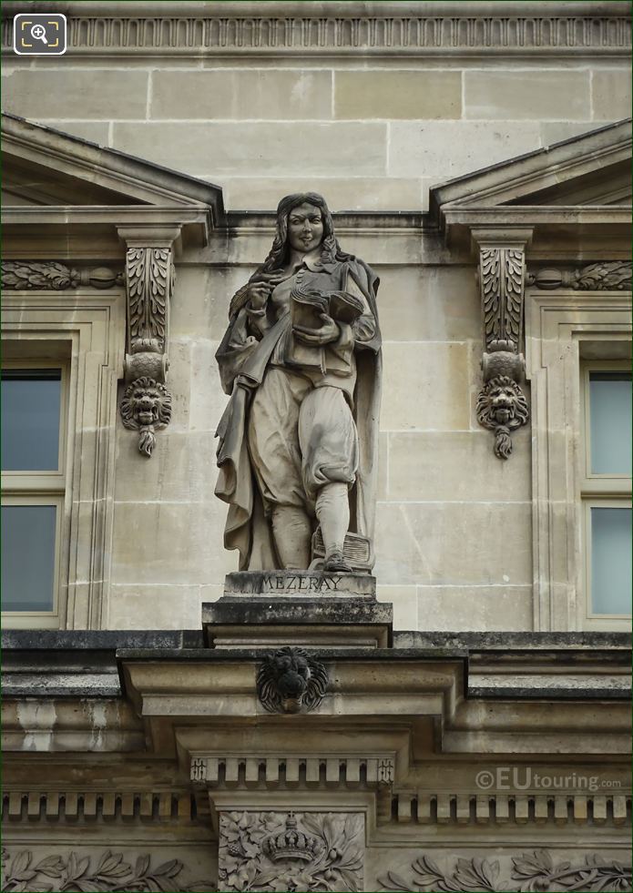 Francois Mezeray statue by Louis-Joseph Daumas