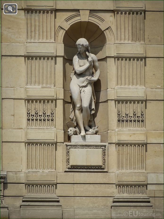 Mythological statue on Aile de Marsan