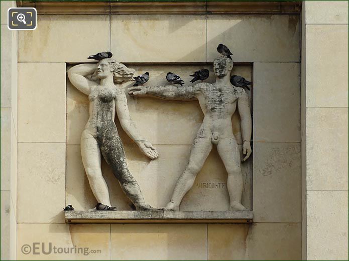 2nd relief sculpture Palais Chaillot lower facade