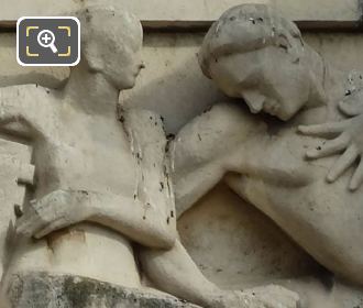 Palais de Chaillot bas relief sculpture by Henri Navarre