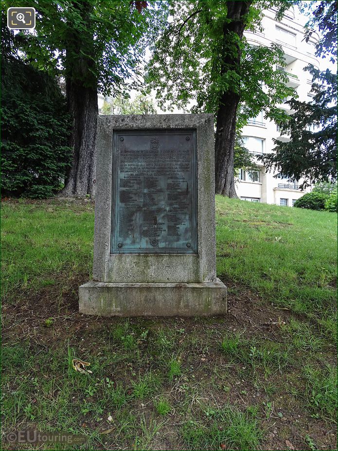 1871 Yorktown Campaign Monument in Paris