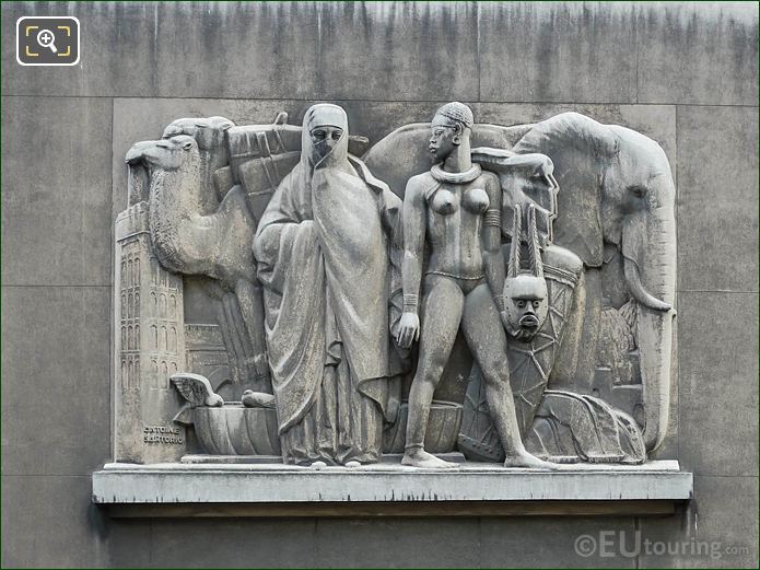 Antoine Kartorio sculpture Palais de Chaillot west wing