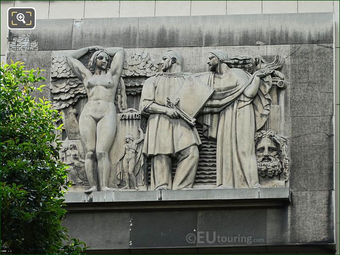 La Peinture sculpture Palais de Chaillot NE wing