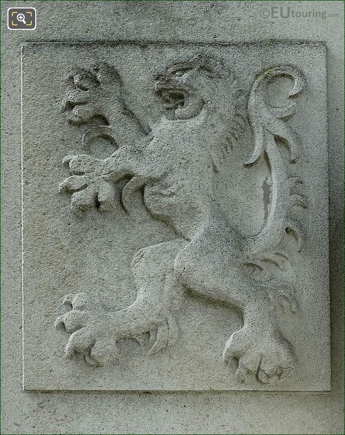 The Lion Rampant Landowski carving for Paul Adam Monument