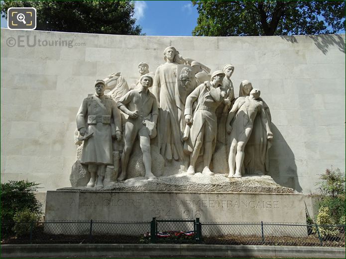 World War I Monument a la Gloire des Armees Francaises de 1914-1918