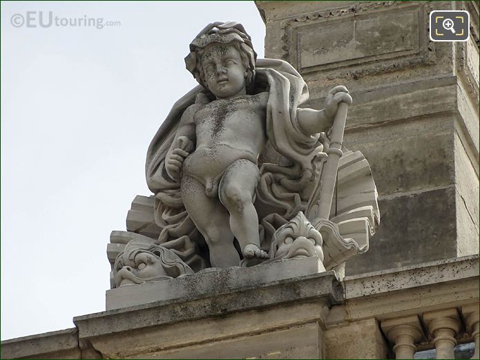 Aile en Retour Turgot L’Eau statue, Musee du Louvre