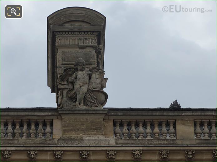 Aile en Retour Turgot L’Astronomie statue, Musee du Louvre, Paris