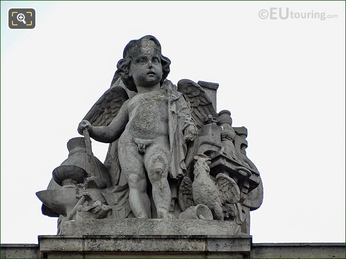L'Industrie statue, Aile en Retour Mollien, Musee du Louvre