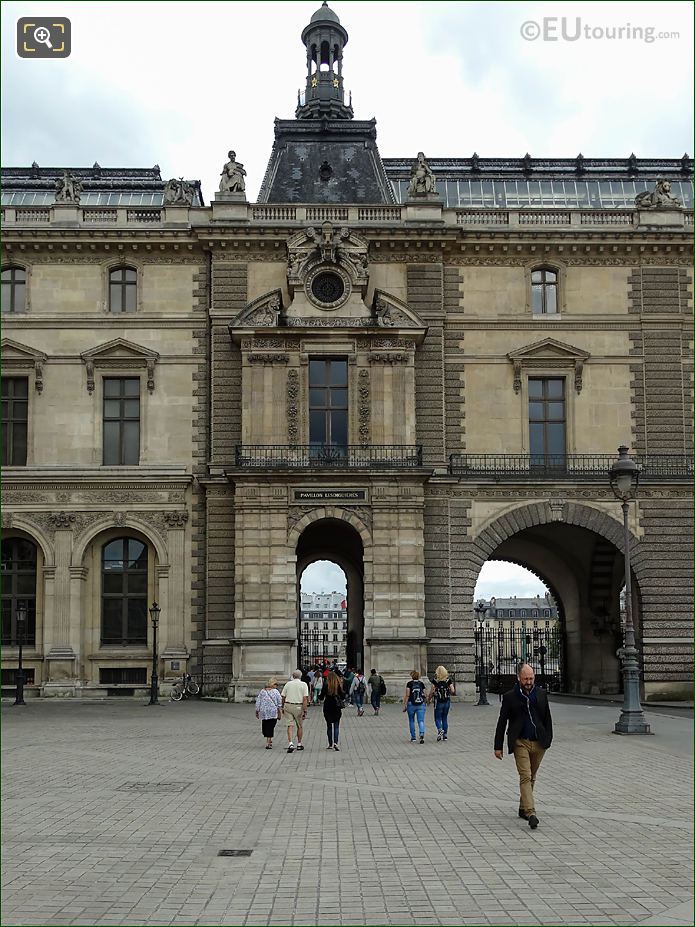North facade of Pavillon Lesdiguieres Musee du Louvre