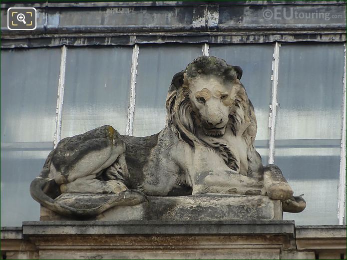 LHS lion statue Guichet Lesdiguieres Musee du Louvre