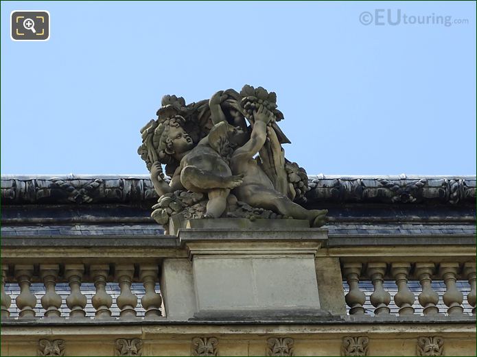Les Vendanges statue, Pavillon des Etats, The Louvre