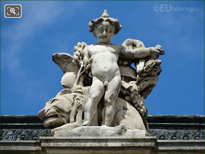 La Paix statue, Aile Colbert, Musee du Louvre, Paris