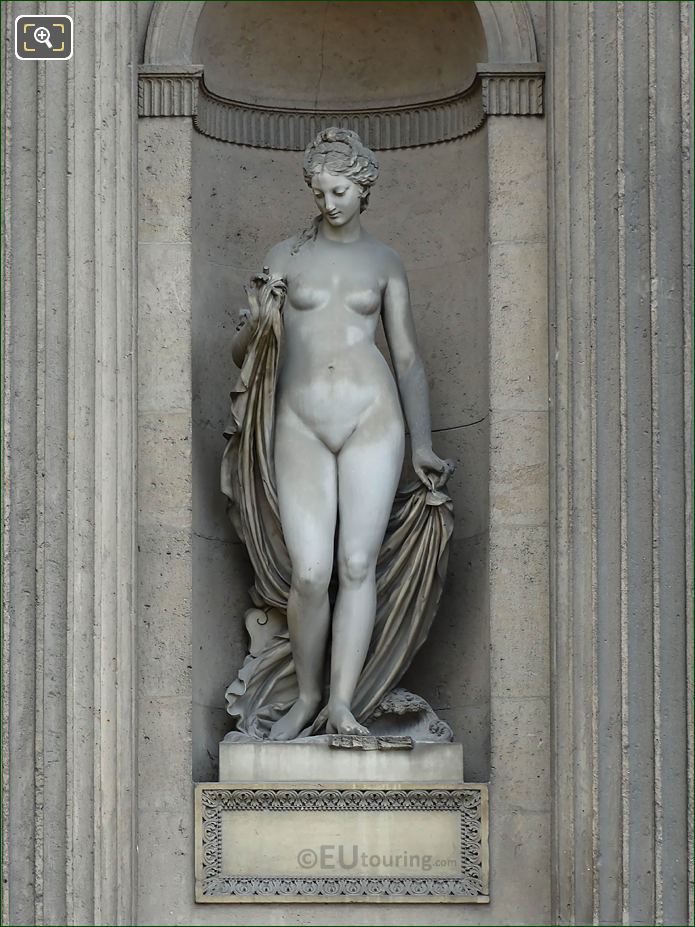 Sea Goddess Leucothea statue, Aile Sud, Musee du Louvre