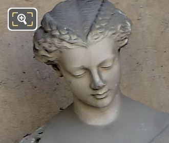 Marble L’Orfevrerie statue by Roland Mathieu-Meusnier