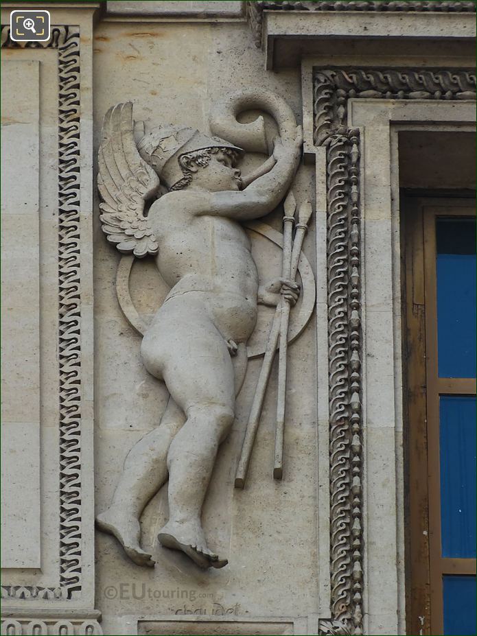 Guerre sculpture, Aile Lemercier, The Louvre, Paris