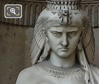 Cleopatra statue by Francois Auguste Fanniere