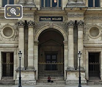 West facade Pavillon Mollien, L’Astronomie et la Geometrie, The Louvre