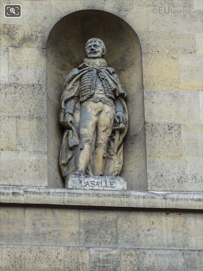 Comte de Lasalle statue, Aile de Rohan-Rivoli, The Louvre, Paris
