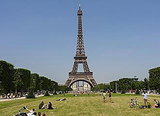Eiffel Tower in the Champ de Mars