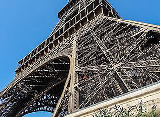 The Eiffel Tower east leg