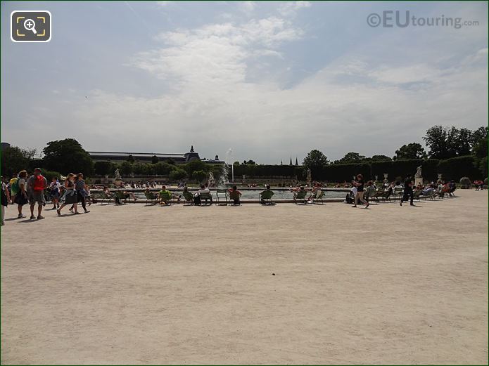 View SSW of Large Round Basin, Jardin des Tuileries
