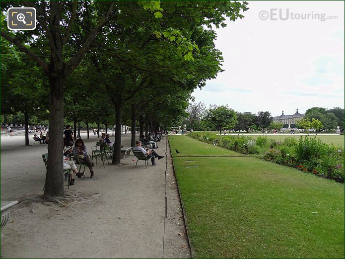 View of Allee des Feuillants, Jardin des Tuileries