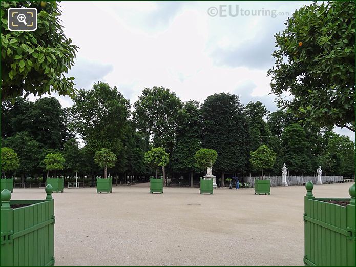 Jardin des Tuileries Orange Trees looking SE