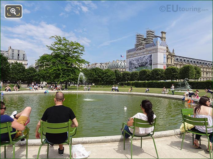 Vivier Nord, Jardin des Tuileries looking NE