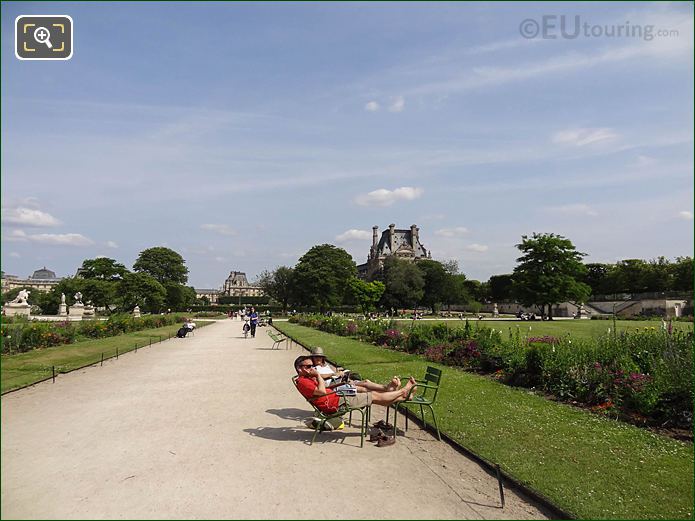 Allee Sous Couvert Sud by Andre Le Notre in Jardin des Tuileries