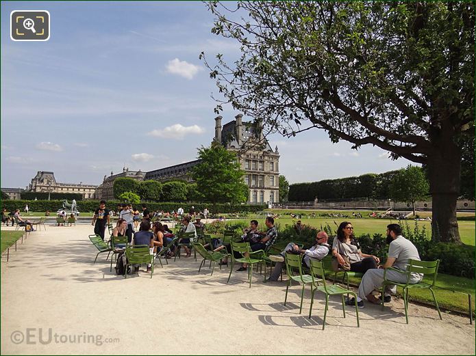 Petit Reserve Sud, Jardin des Tuileries looking SE